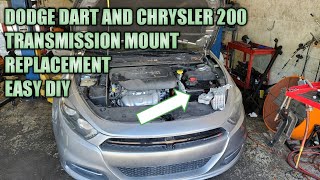 Dodge dart and Chrysler 200 transmission mount replacement