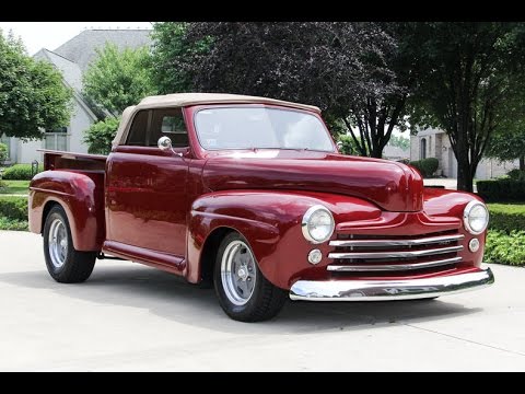 1948 Ford Custom Convertible Pickup Truck For Sale