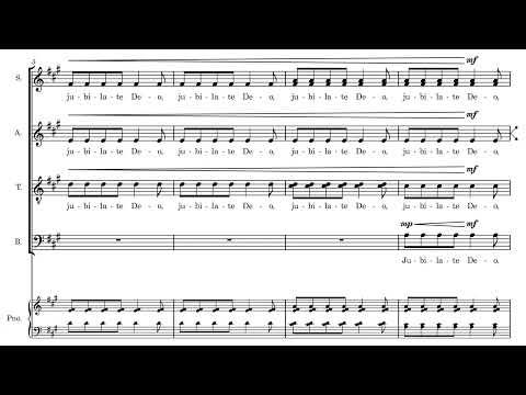 Jubilate Deo – Motshwane Pege | New Dublin Voices (World Premiere, 2025) [Score Video]