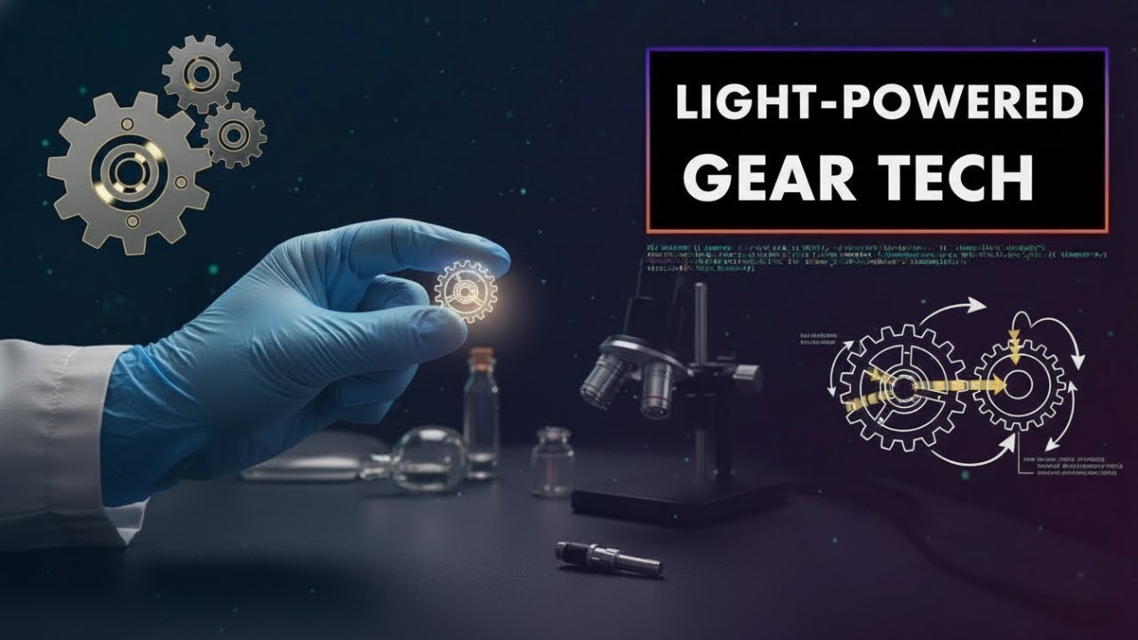 Scientists Built Microscopic Gears Powered by LIGHT—Here’s How It Works!