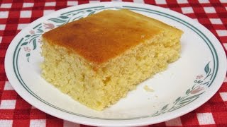 Buttermilk Cornbread Baked in the Toaster Oven