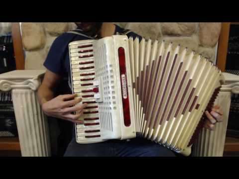 2300 - Candy Stripe Excelsior Accordiana Mod.609 Piano Accordion LM 41 120 $799