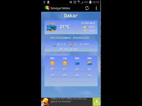 Senegal Weather Video