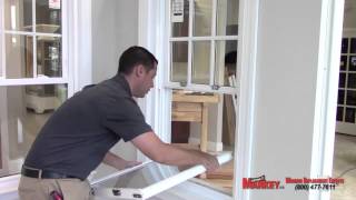 How to fix popped out double hung vinyl window sash.