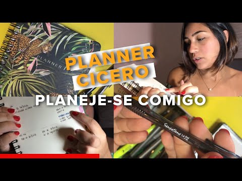 Meu planner 2022 Cicero | PLANEJANDO MINHA SEMANA  ✨