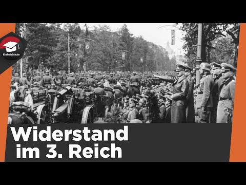Widerstand im 3. Reich einfach erklärt - Widerstand im Nationalsozialismus -  Widerstandsbewegungen!