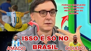MESSI E NEYMAR POR QUE UM É AMADO E O OUTRO É ODIADO 🤔❓#futebol #football #brasil #argentina