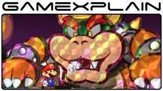 Paper Mario Sticker Star - Final Bowser Boss Fight & Ending *Spoilers!*