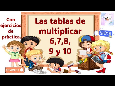 Tablas de Multiplicar 6 al 10 con ejercicios prácticos