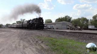 preview picture of video '2014/05/11-1: NKP 765 through New Haven, Indiana'