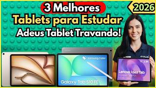 Adeus Tablet Travando! Os 3 Melhores Tablets para Estudar e Guardar Todos os seus PDFs de 2026