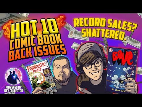 The 10 Rarest & HOTTEST Comics Selling Now! | HOT10 Comic Book Back Issues ft. Gem Mint Collectibles