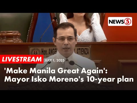 LIVE | Manila Mayor Isko Moreno delivers his inaugural state of the city address