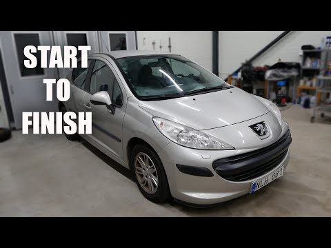 Restaurierung und Aufbereitung eines 16 Jahre alten Peugeot 207
