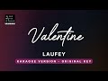 Valentine - Laufey (Original Key Karaoke) - Piano Instrumental Cover with Lyrics