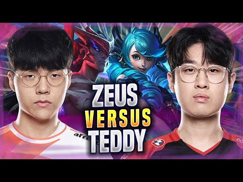 ZEUS vs TEDDY! - T1 Zeus Plays Gwen TOP vs KDF Teddy Yone! | Season 2022