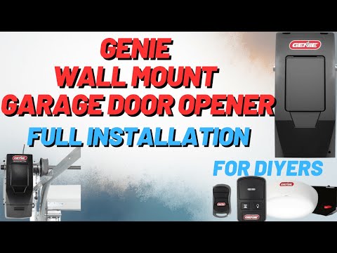 How to Install the Genie Wall Mount Garage Door Opener - Genie 6072