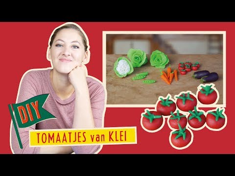 Tiny Tomatoes from Polymer Clay