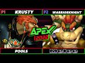 Apex 2022 Krusty Ganondorf Vs WarriorKnight Bowser SSBM Melee Tournament