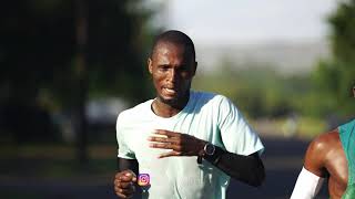Comrades Marathon elite athletes training session