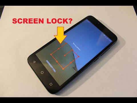 Alcatel phone how to reset forgot screen lock