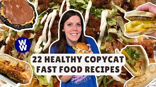 22 Healthy Copycat Fast Food Recipes That Helped Me Lose 70 lbs | Quick & Easy | WeightWatchers