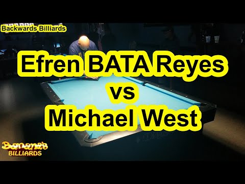 Efren BATA Reyes vs Michael West.  Bananas Billiards VIP Challenge 2020.