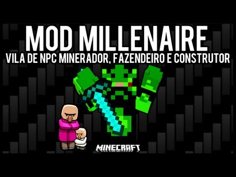 AbsintoJ - [Tutorial]MOD Millénaire - Minecraft Miner, Farmer and Builder NPC Village