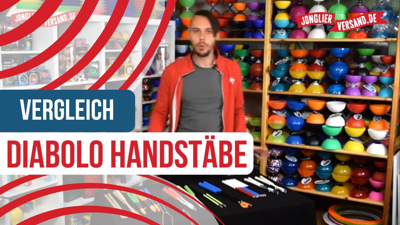 product video Sundia Diamond Carbon Diabolo Handstäbe