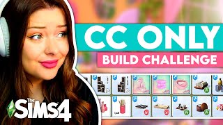 Using ONLY Sims 4 Custom Content to Build a House in The Sims 4 // Sims 4 Build Challenge