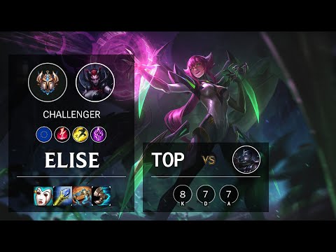 Elise Top vs Shen - EUNE Challenger Patch 10.15