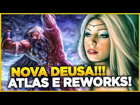 SMITE BRAZIL | Cailleach or Clíodhna? New GODDESS! Atlas is coming! And Bastet's RE-REWORK too!