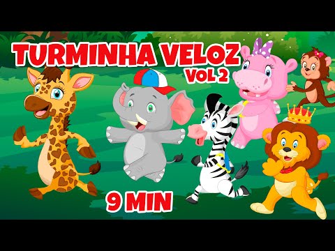 Turminha Veloz vol 2 - Giramille 9 min | Desenho Animado Musical