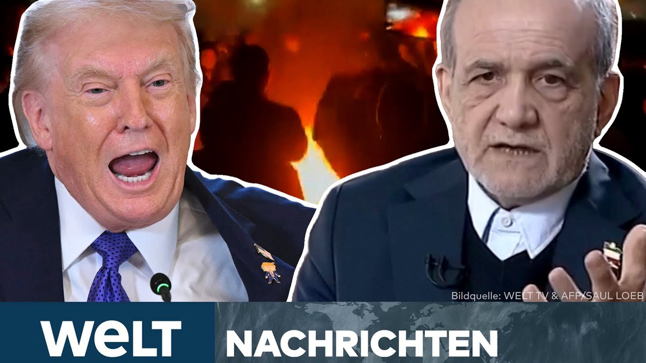 IRAN: Trump droht mit Schlag gegen Mullahs! Jetzt droht Regime mit neuem Krieg gegen Israel | STREAM