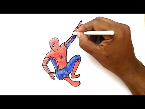 How to Draw Spider-man from Spider-man: Homecoming - YouTube