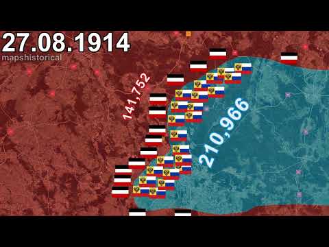 Battle of Tannenberg in 1 minute using Google Earth