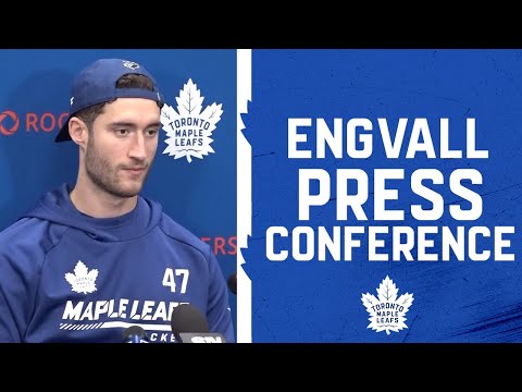 Pierre Engvall Pre-Game | Toronto Maple Leafs @ New York Islanders - November 21, 2021