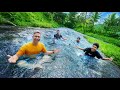 FIRST TIME BATHING IN THE RIVER