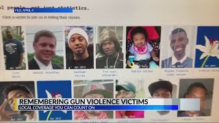 Virtual memorial for remembering gun violence victims