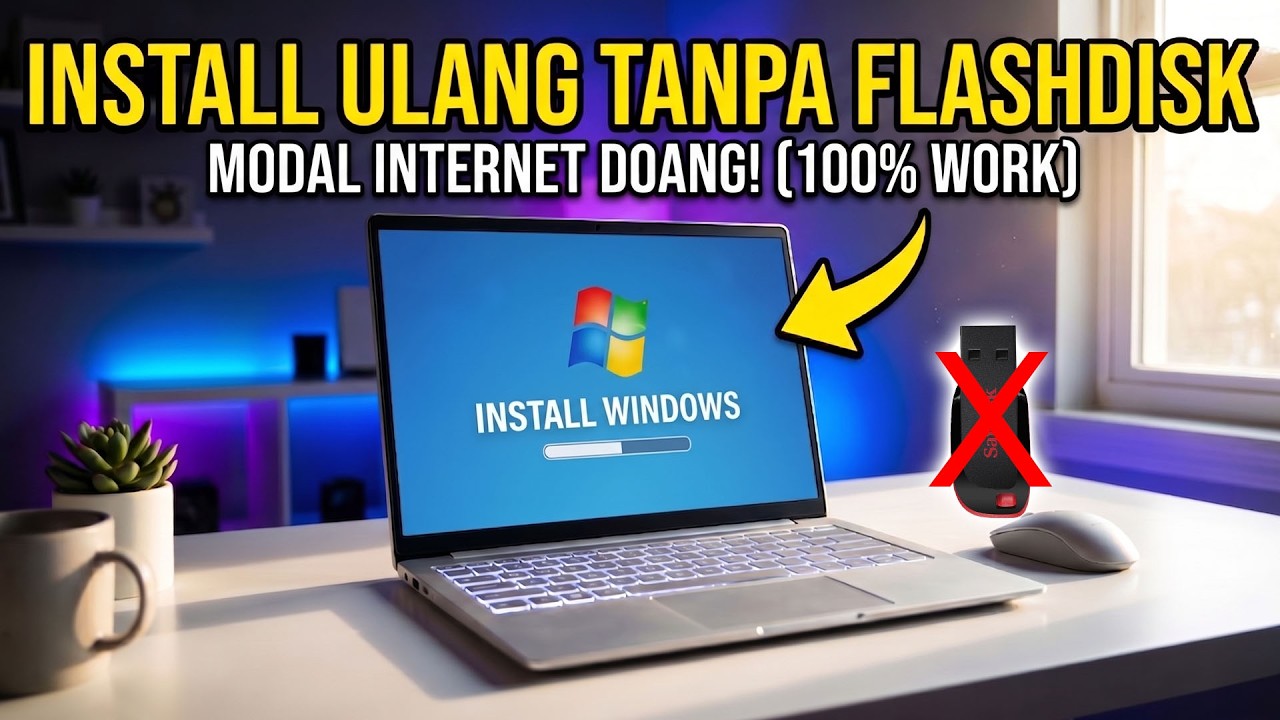 CEPET BANGET! Cara Terbaru Install Ulang Windows 10/11 Tanpa Flashdisk