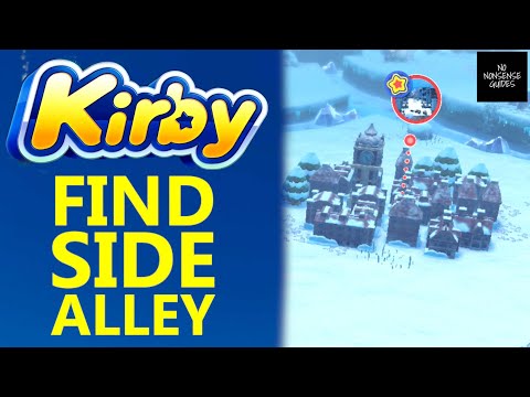 Find Side Alley in Northeast Frost Street - Kirby and The Forgotten Land
