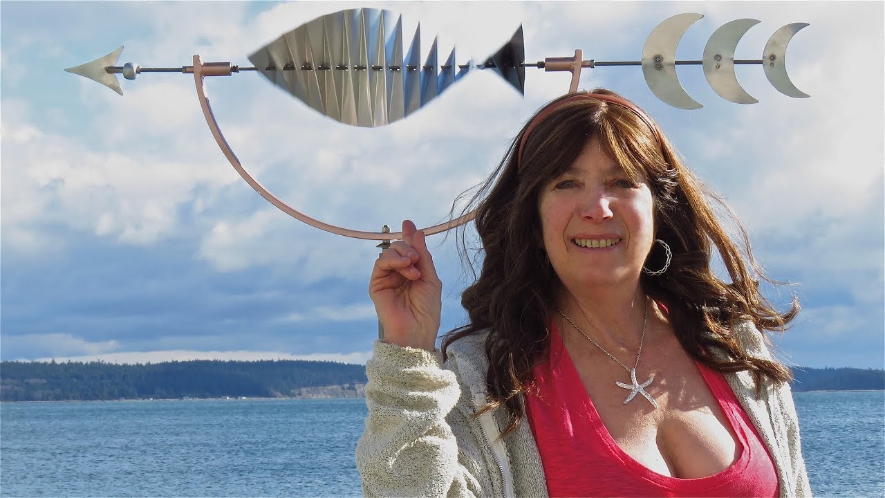 Savanna's Half-Moon Wind Vane