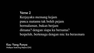 Download lagu Kau Yang Punya Malique ft Najwa Karaoke mp3