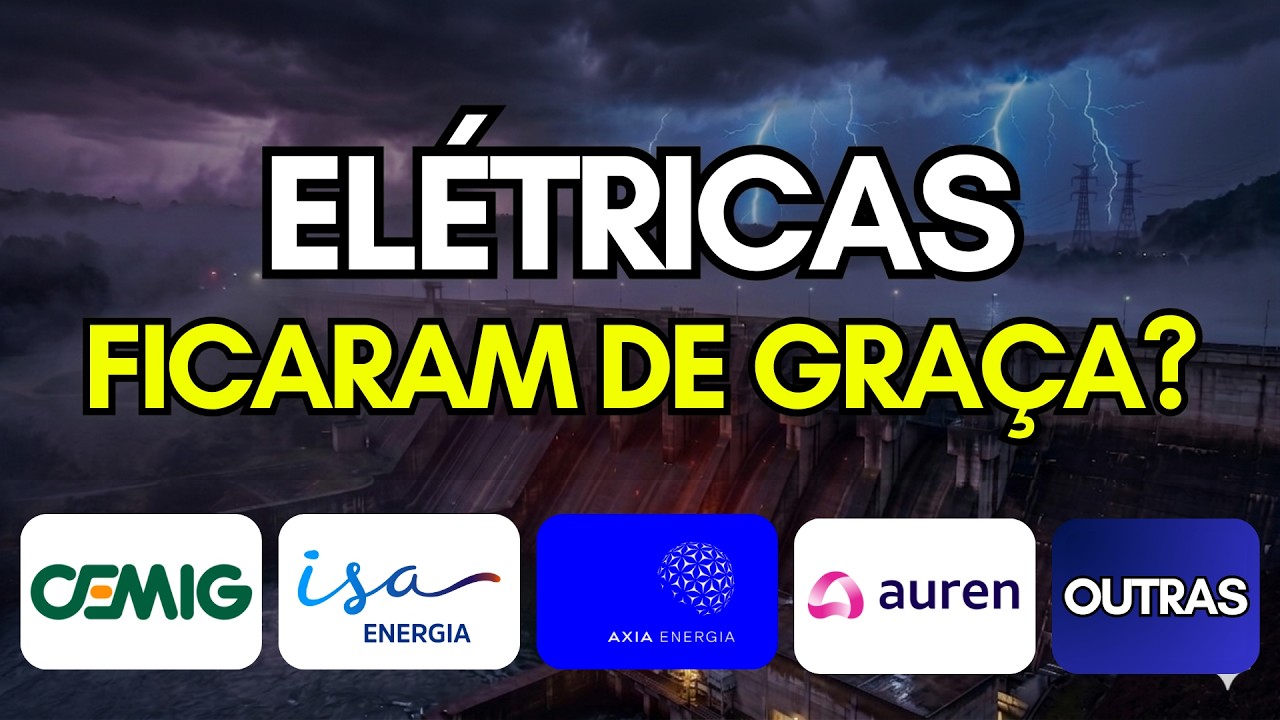 Eletricas caíram mais de 20%, perenes e ótimas em Dividendos: cmig4, axia3 isae4 aure3 cple3 cpfe3