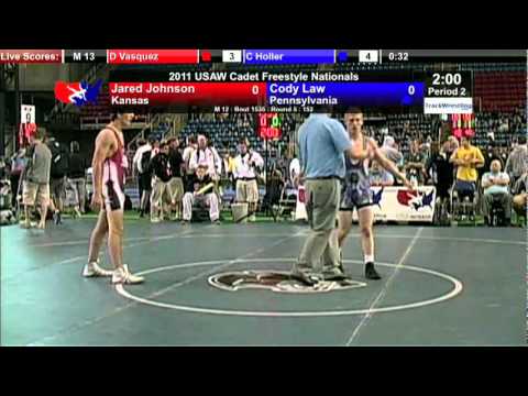 Cadet Freestyle 152 - Cody Law (PA) vs. Jared Johnson (KS)