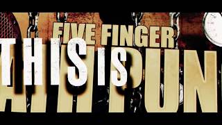Five finger death punch - this is my war - lyric video