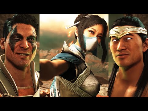 Mortal Kombat 1 - All Characters React to Kitana Helping Them