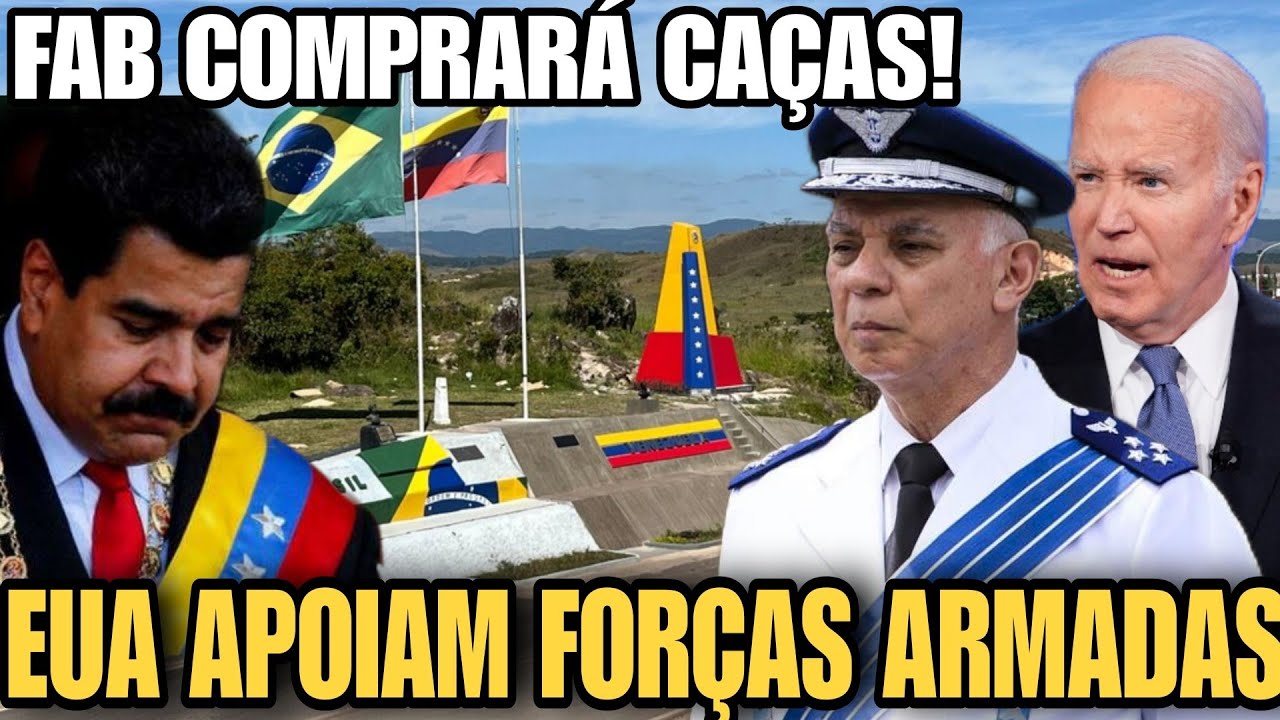 MADURO PLANEJA ATAQUE! BRASIL RECEBE APOIO DOS EUA PARA AS FFAA! FAB QUER CAÇAS