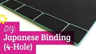 DIY Japanese Bookbinding Tutorial | 4-Hole | Sea Lemon