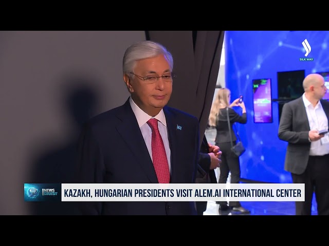 Kazakistan ve Macaristan Cumhurbaşkanları Alem.AI Uluslararası Yapay Zeka merkezini ziyaret ettiler